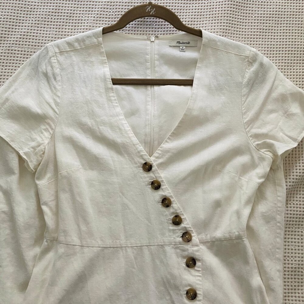 Madewell Karell Button Midi Dress